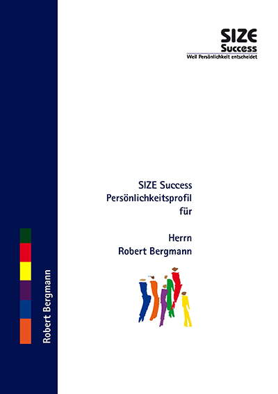 Muster für SIZE Success Persönlichkeitsprofil